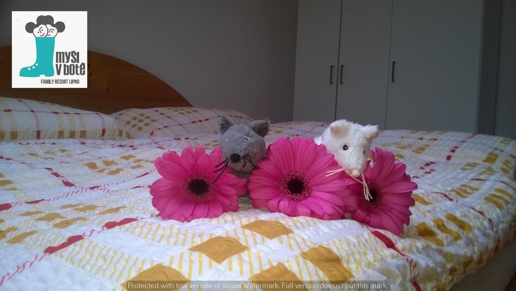 Mysi V Bote Lipno Apartamento Lipno nad Vltavou Quarto foto